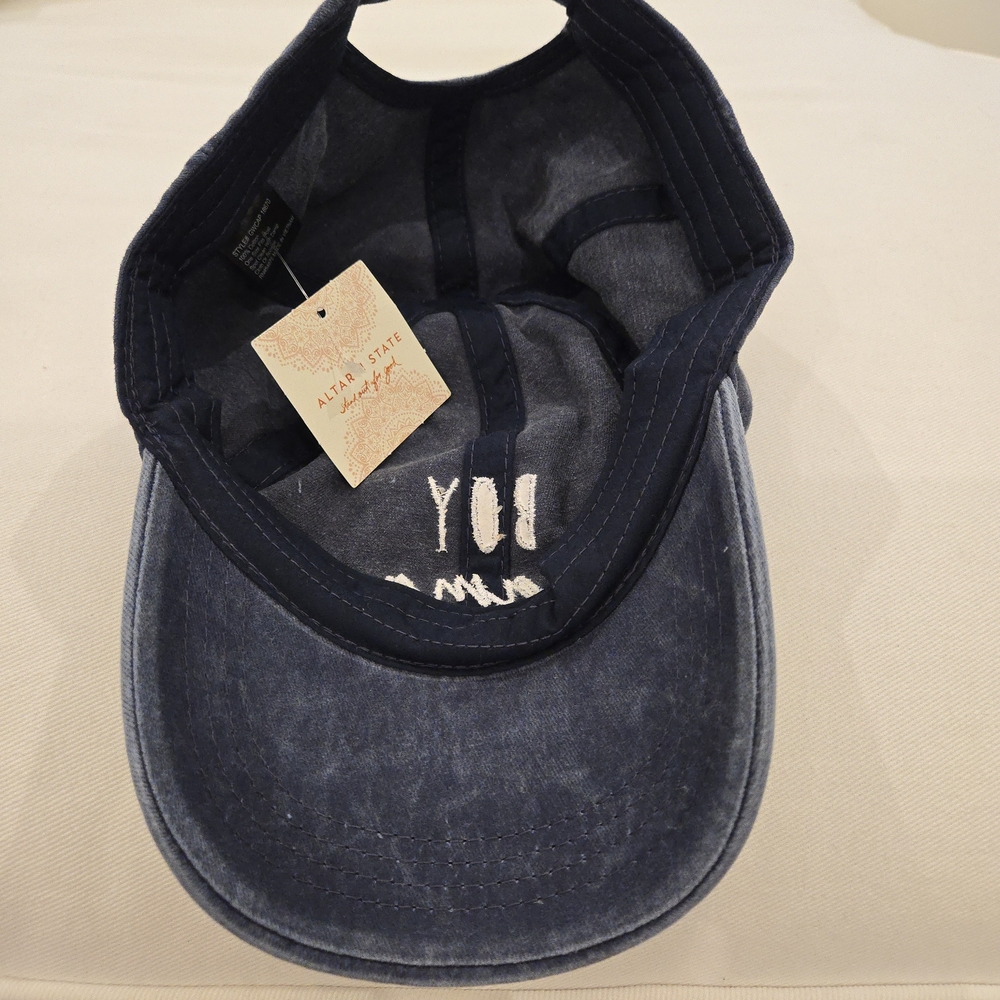 Altar'd State Navy Denim Cap - Picture 3 of 5